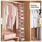 Shoe Shelves Space Saver Hanging Storage Closet Organizer Hanger Rack Pink USA
